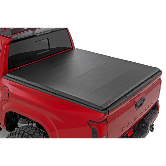 ROUGH COUNTRY Soft Roll Up Bed Cover | 5' Bed | Toyota Tacoma 2WD/4WD (2024-2025) | 42415551