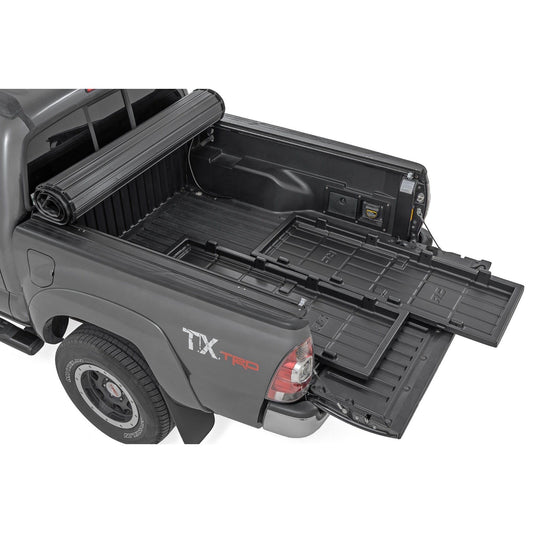 ROUGH COUNTRY Truck Bed Cargo Storage Tray | Mid-Size Bed Storage Tray | Easy Access | 10210