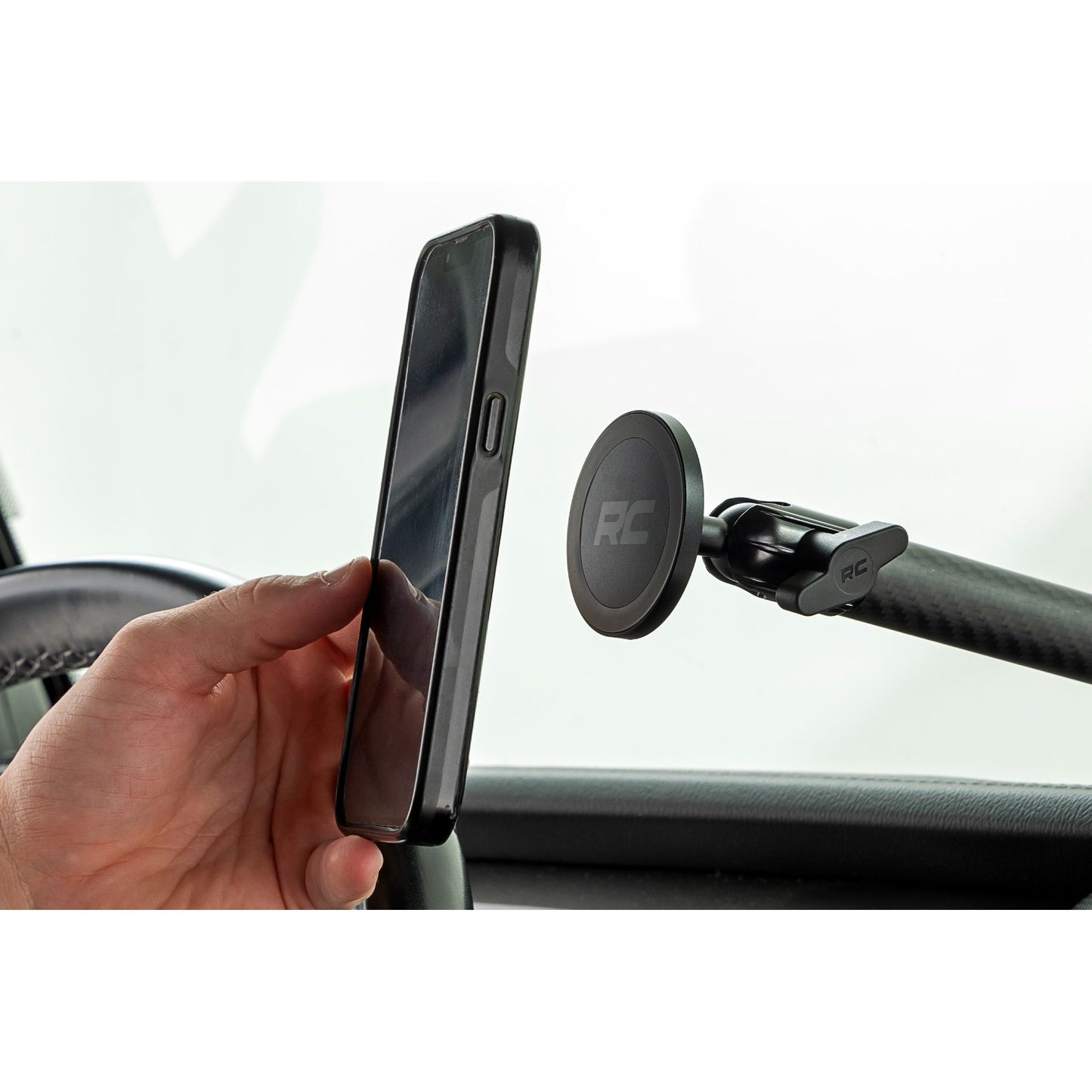 ROUGH COUNTRY Dash Mount | 8" Mount Kit | Jeep Gladiator JT/Wrangler JL 4WD (2018-2025) | 10662