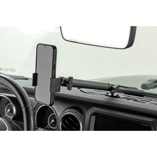 ROUGH COUNTRY Dash Mount | 8" Mount Kit | Jeep Gladiator JT/Wrangler JL 4WD (2018-2025) | 10661