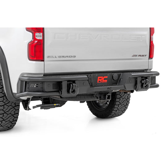 ROUGH COUNTRY Rear Bumper | Tubular | Chevy Silverado 1500 2WD/4WD (2019-2026) | 51219