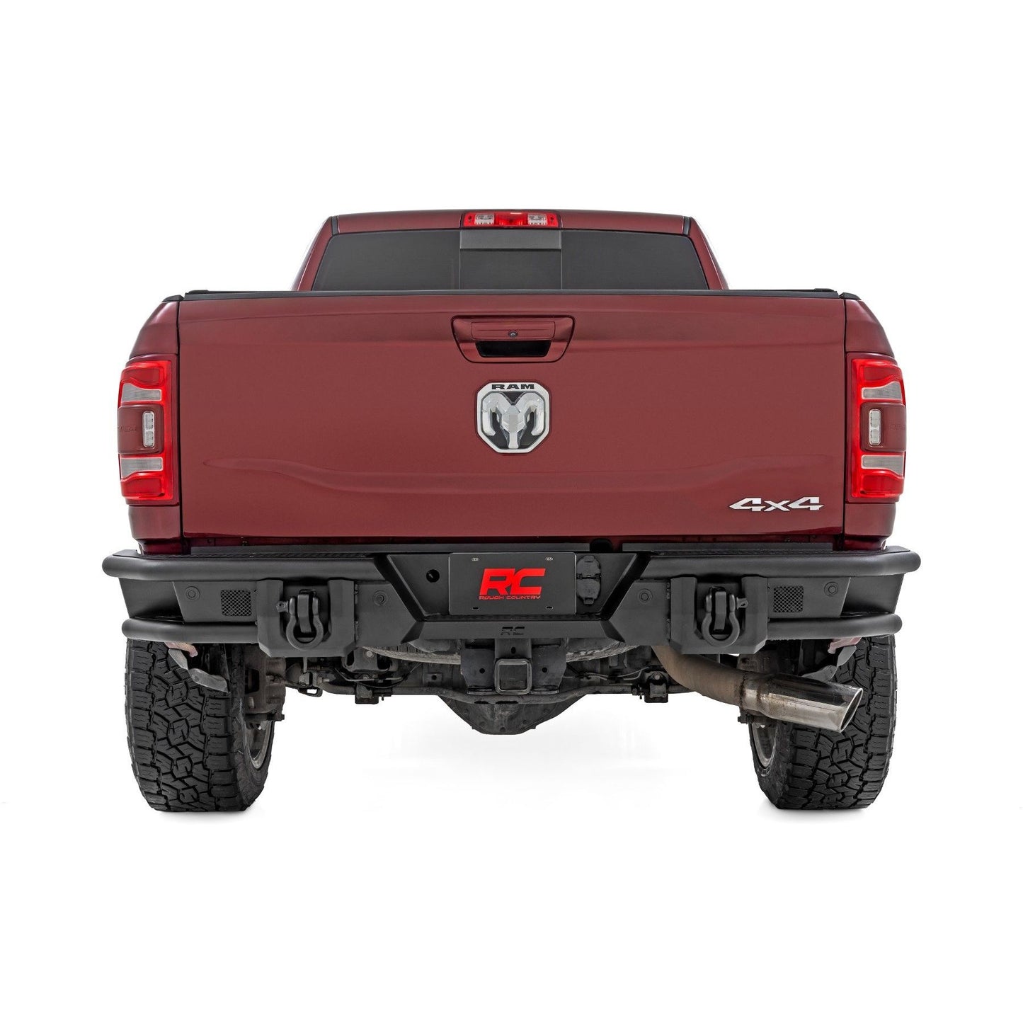ROUGH COUNTRY Rear Bumper | Tubular | Ram 2500 (10-26)/3500 (11-25) 2WD/4WD | 51213