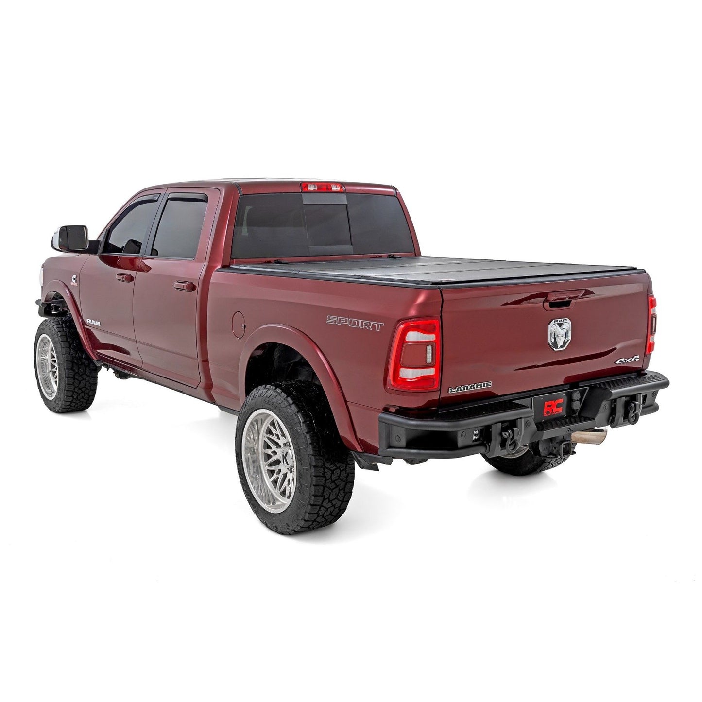 ROUGH COUNTRY Rear Bumper | Tubular | Ram 2500 (10-26)/3500 (11-25) 2WD/4WD | 51213