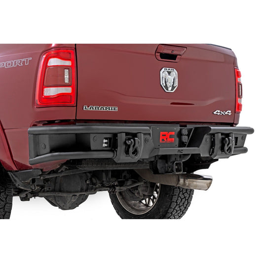 ROUGH COUNTRY Rear Bumper | Tubular | Ram 2500 (10-26)/3500 (11-25) 2WD/4WD | 51213