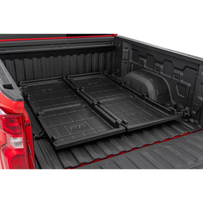 ROUGH COUNTRY Truck Bed Cargo Storage Tray | Easy Access | Long Bed Storage Tray | 10209