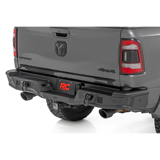 ROUGH COUNTRY Rear Bumper | Tubular | Ram 1500 2WD/4WD (2019-2025) | 51215