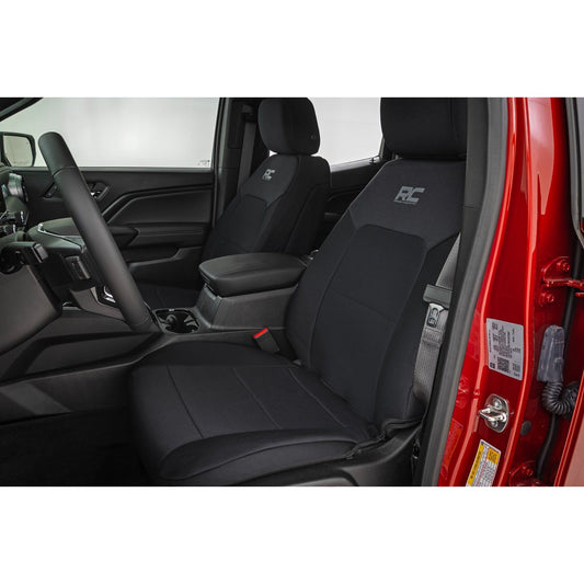 ROUGH COUNTRY Seat Covers | Front Bucket  | Rear Bench | Chevy/GMC Canyon/Colorado (23-25) | 91069