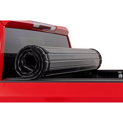 ROUGH COUNTRY Hard Roll Up Bed Cover | 6'7" Bed | Chevy/GMC Sierra 1500 (19-26)/Silverado 1500 (19-26)  | 50210650