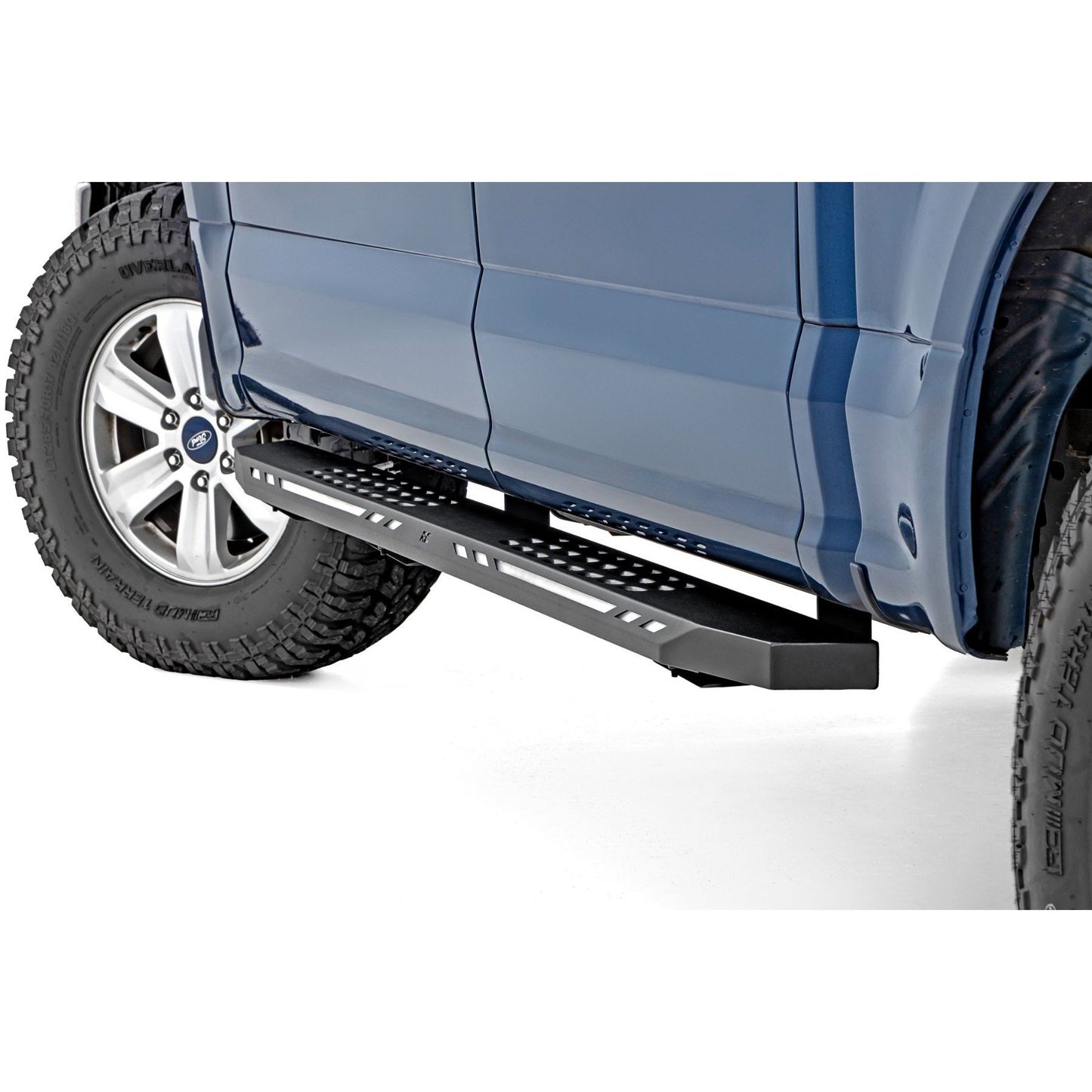 ROUGH COUNTRY AC2 Running Boards | Amber/White | Crew Cab | Ford F-150/Lightning/F-250/F-350/Raptor (15-25) | 57005