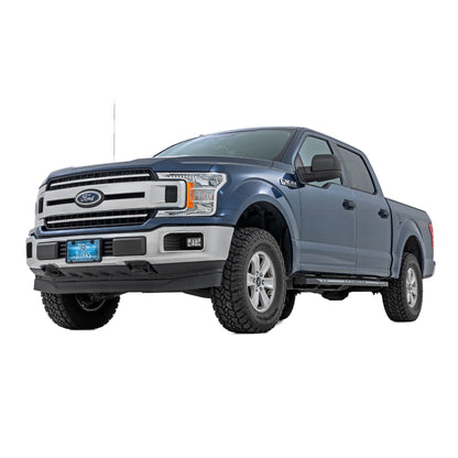 ROUGH COUNTRY AC2 Running Boards | Amber/White | Crew Cab | Ford F-150/Lightning/F-250/F-350/Raptor (15-25) | 57005