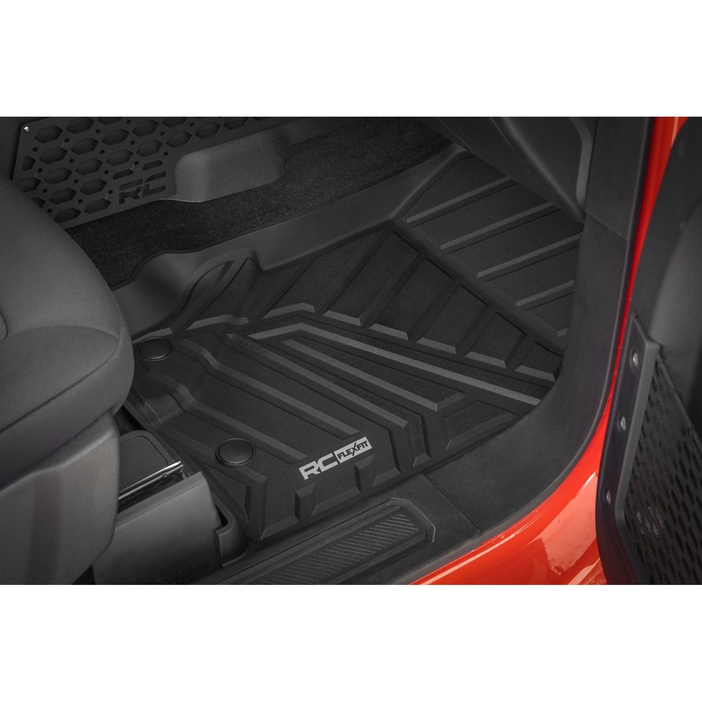ROUGH COUNTRY Floor Mats | Front & Rear | Ford Bronco 4WD (2021-2025) | FF-51602