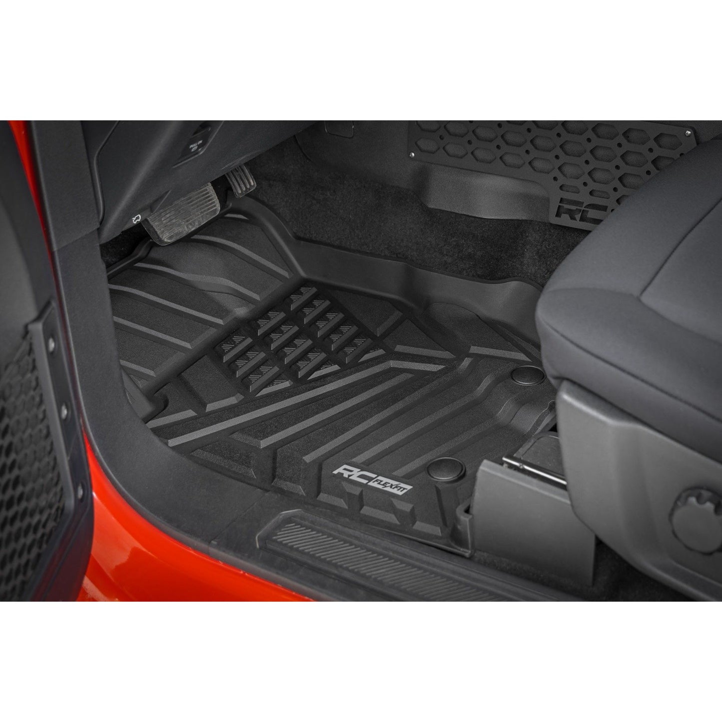 ROUGH COUNTRY Floor Mats | Front & Rear | Ford Bronco 4WD (2021-2025) | FF-51602