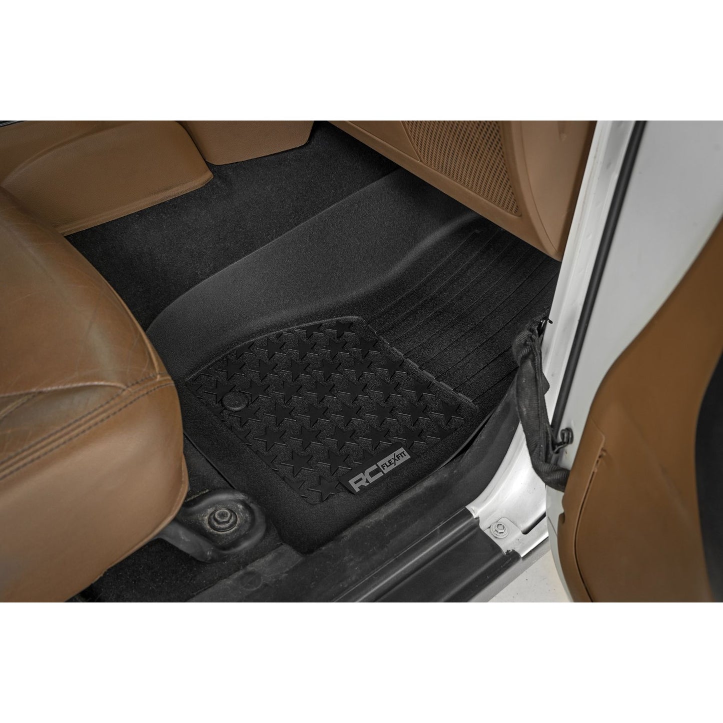ROUGH COUNTRY Floor Mats | FR | 4 Door | Jeep Wrangler Unlimited 4WD (2014-2018) | FF-6141
