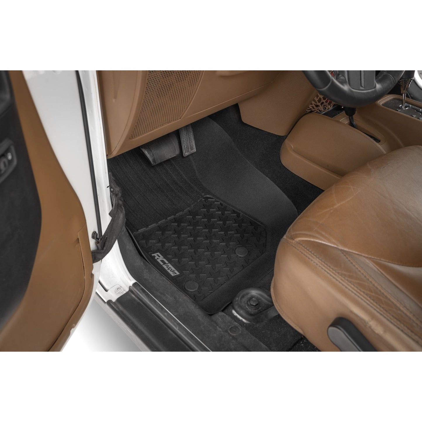 ROUGH COUNTRY Floor Mats | FR | 4 Door | Jeep Wrangler Unlimited 4WD (2014-2018) | FF-6141