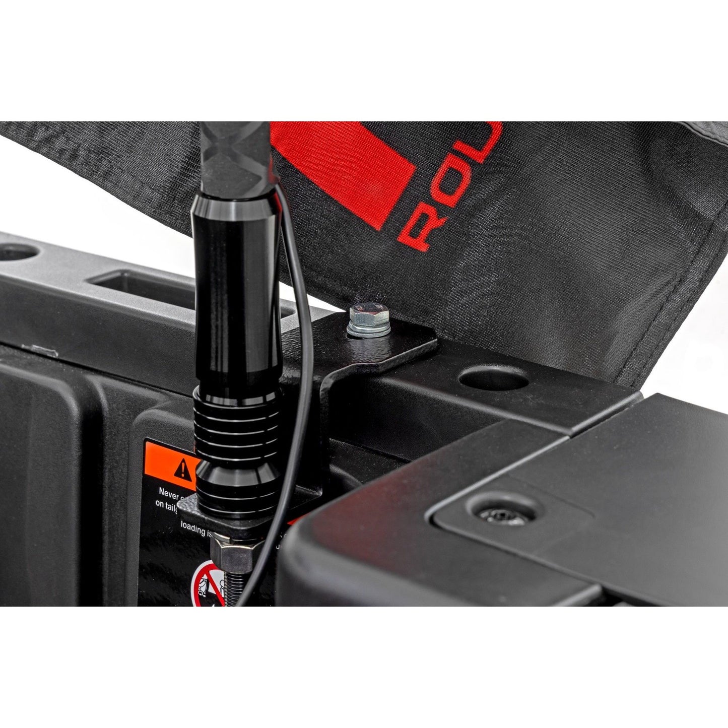 ROUGH COUNTRY Whip Mount | 4' Multl-Color LED Whip Pair | Can-AM Defender/Segway | 93199