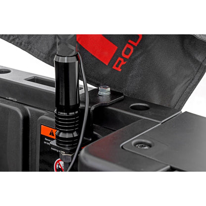 ROUGH COUNTRY Whip Mount | 4' Multl-Color LED Whip Pair | Can-AM Defender/Segway | 93199