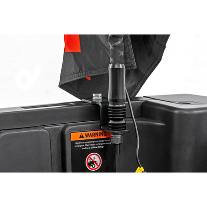 ROUGH COUNTRY Whip Mount | 2' Multl-Color LED Whip Pair | Can-AM Defender/Segway | 93200