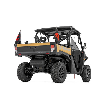 ROUGH COUNTRY Whip Mount | 2' Multl-Color LED Whip Pair | Can-AM Defender/Segway | 93200