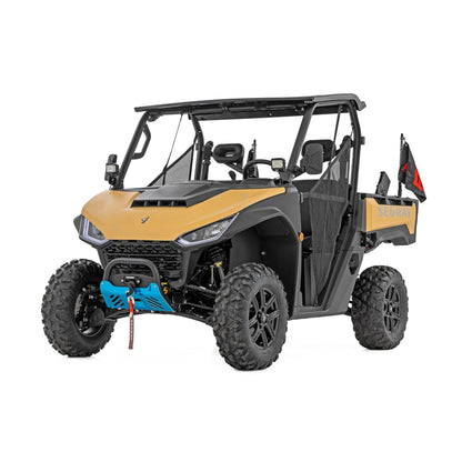 ROUGH COUNTRY Whip Mount | 2' Multl-Color LED Whip Pair | Can-AM Defender/Segway | 93200