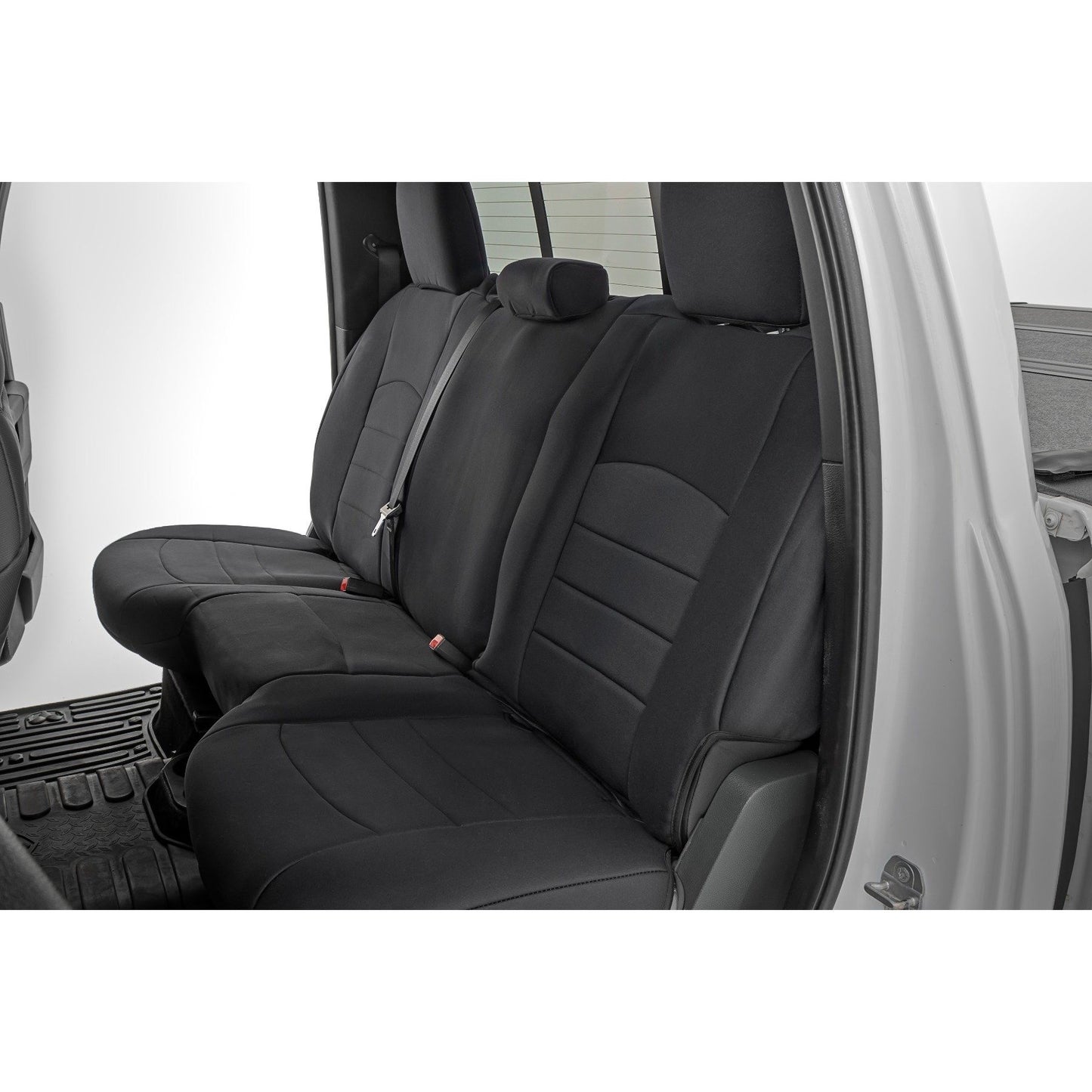 ROUGH COUNTRY Seat Covers | FR Bucket RR Full bench | Ram 1500/2500/3500 2WD/4WD (10-18) | 91068