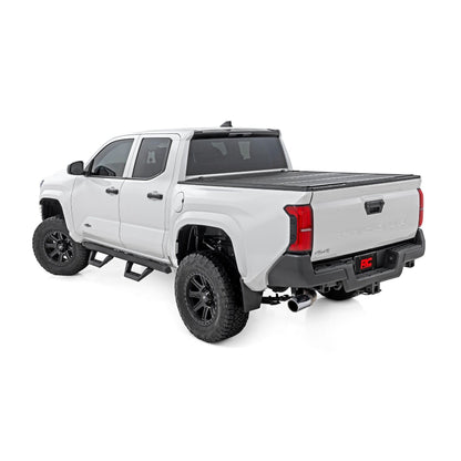 ROUGH COUNTRY SRX2 Adjustable Aluminum Steps | Double Cab | Toyota Tacoma 2WD/4WD (24-25) | 73004