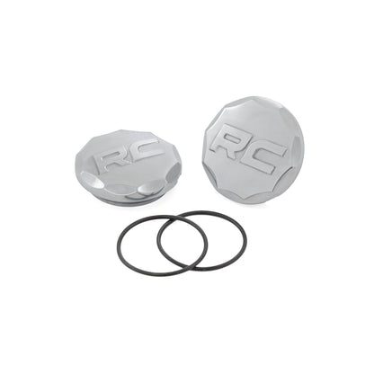 ROUGH COUNTRY Polished Aluminum Ball Joint Caps | Pair | Rough Country Control Arms | 81178