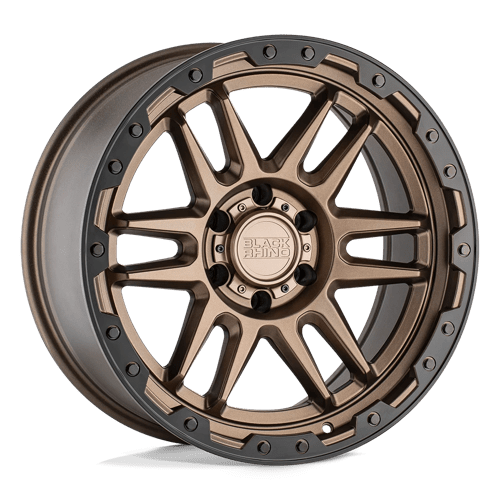 Black Rhino APACHE MATTE BRONZE W/ BLACK RING & BLACK BOLTS