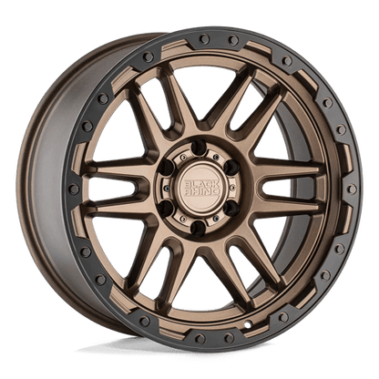 Black Rhino APACHE MATTE BRONZE W/ BLACK RING & BLACK BOLTS