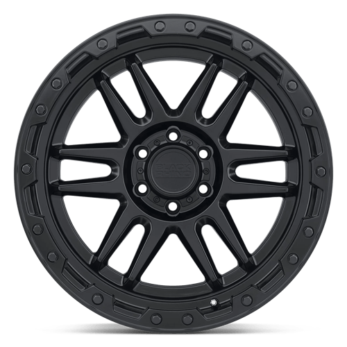 Black Rhino Hard Alloys APACHE MATTE BLACK W/ BLACK BOLTS