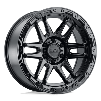 Black Rhino Hard Alloys APACHE MATTE BLACK W/ BLACK BOLTS