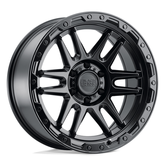 Black Rhino Hard Alloys APACHE MATTE BLACK W/ BLACK BOLTS