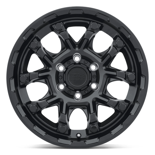 Black Rhino Hard Alloys ARK MATTE BLACK W/ GLOSS BLACK BOLTS