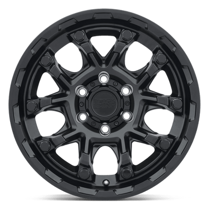 Black Rhino Hard Alloys ARK MATTE BLACK W/ GLOSS BLACK BOLTS