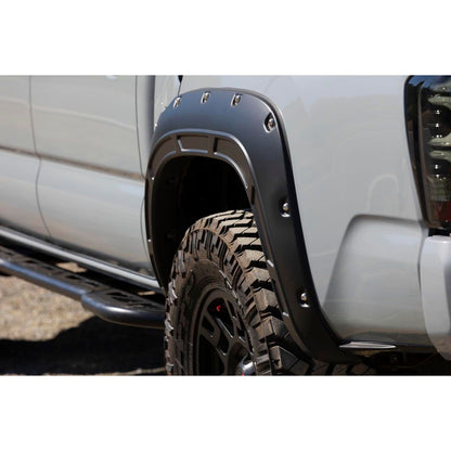 ROUGH COUNTRY Fender Flares | Defender | 218 Midnight Black Metallic | Toyota Tacoma (16-23) | A-T11621-218