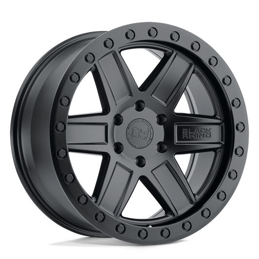 Black Rhino Hard Alloys ATTICA MATTE BLACK W/ BLACK RING