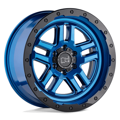 Black Rhino Hard Alloys BARSTOW DEARBORN BLUE W/ BLACK RING