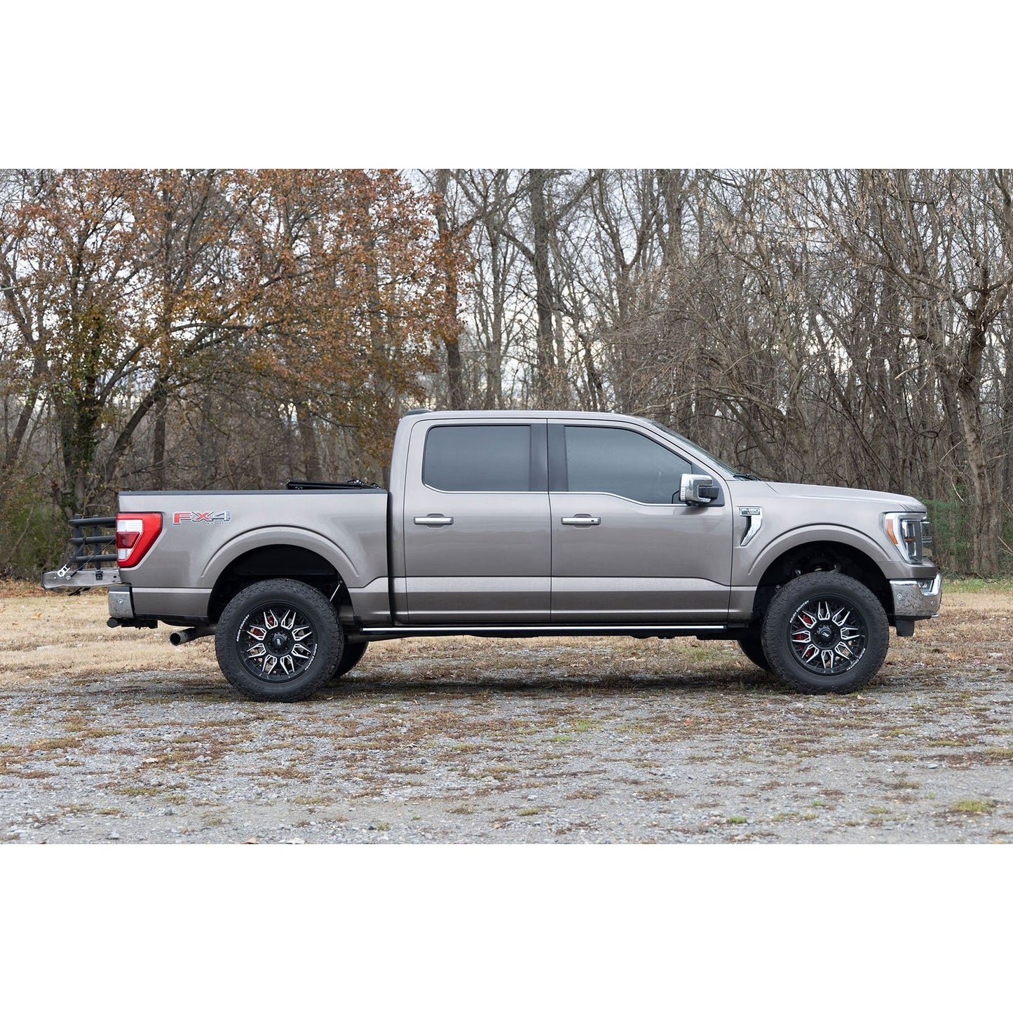 ROUGH COUNTRY Caliper Covers | Rear | Red | Ford F-150 2WD/4WD (2021-2025) | 711442