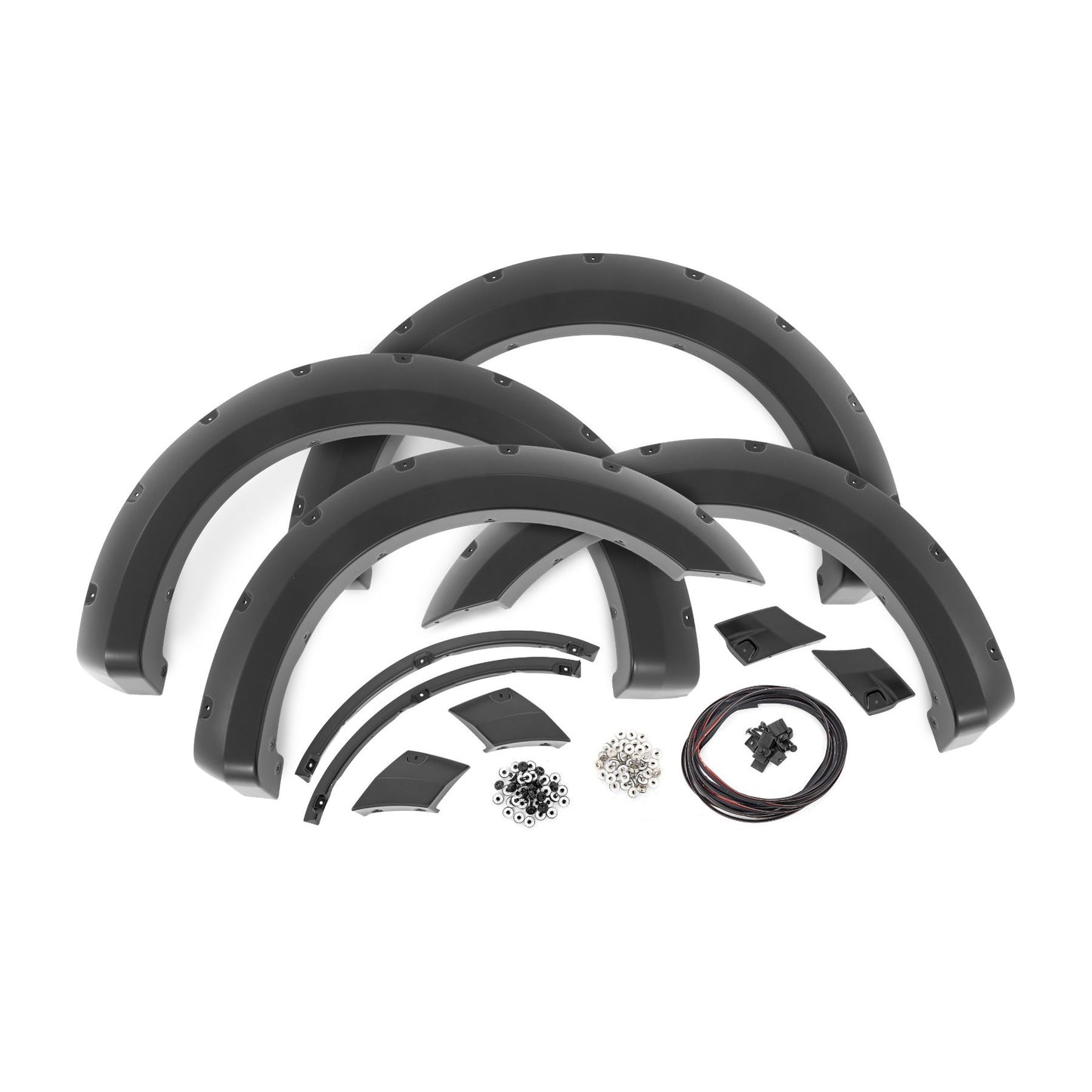 ROUGH COUNTRY Pocket Fender Flares | YZ Oxford White | Ford F-150 2WD/4WD (2018-2020) | F-F11811A-YZ