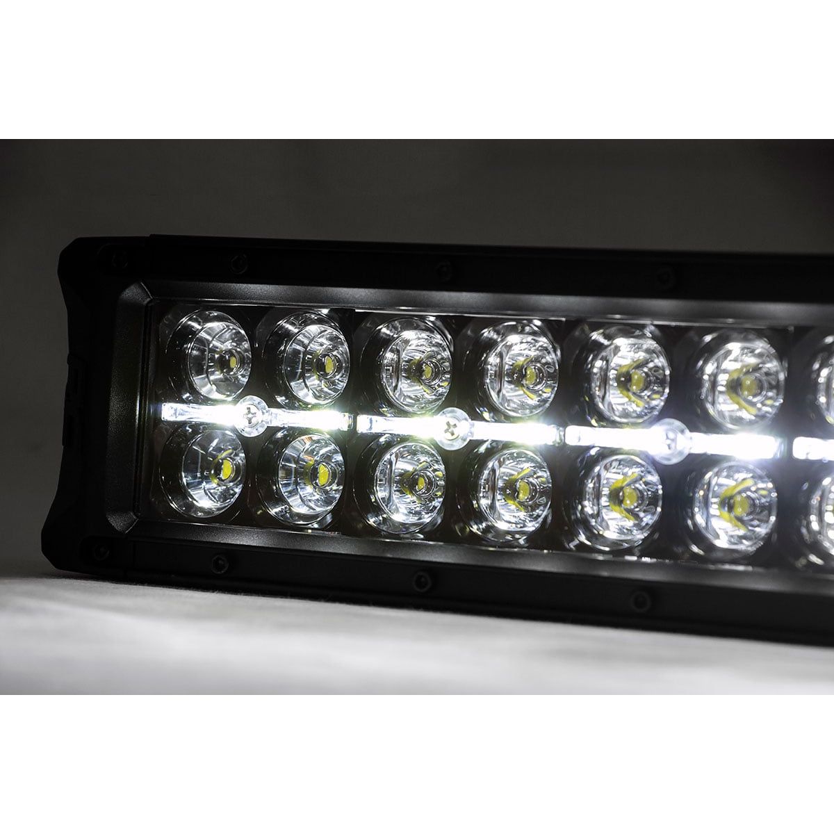 ROUGH COUNTRY 50 Inch Black Series LED Light Bar | Dual Row | Cool White DRL | 70950BD