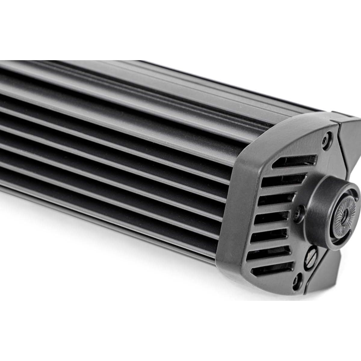 ROUGH COUNTRY 54 Inch Black Series LED Light Bar | Curved | Dual Row | Cool White DRL | 72954BD