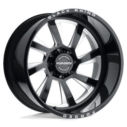 Black Rhino Hard Alloys BLASTER GLOSS BLACK W/ MILLED SPOKES - DIRECTIONAL