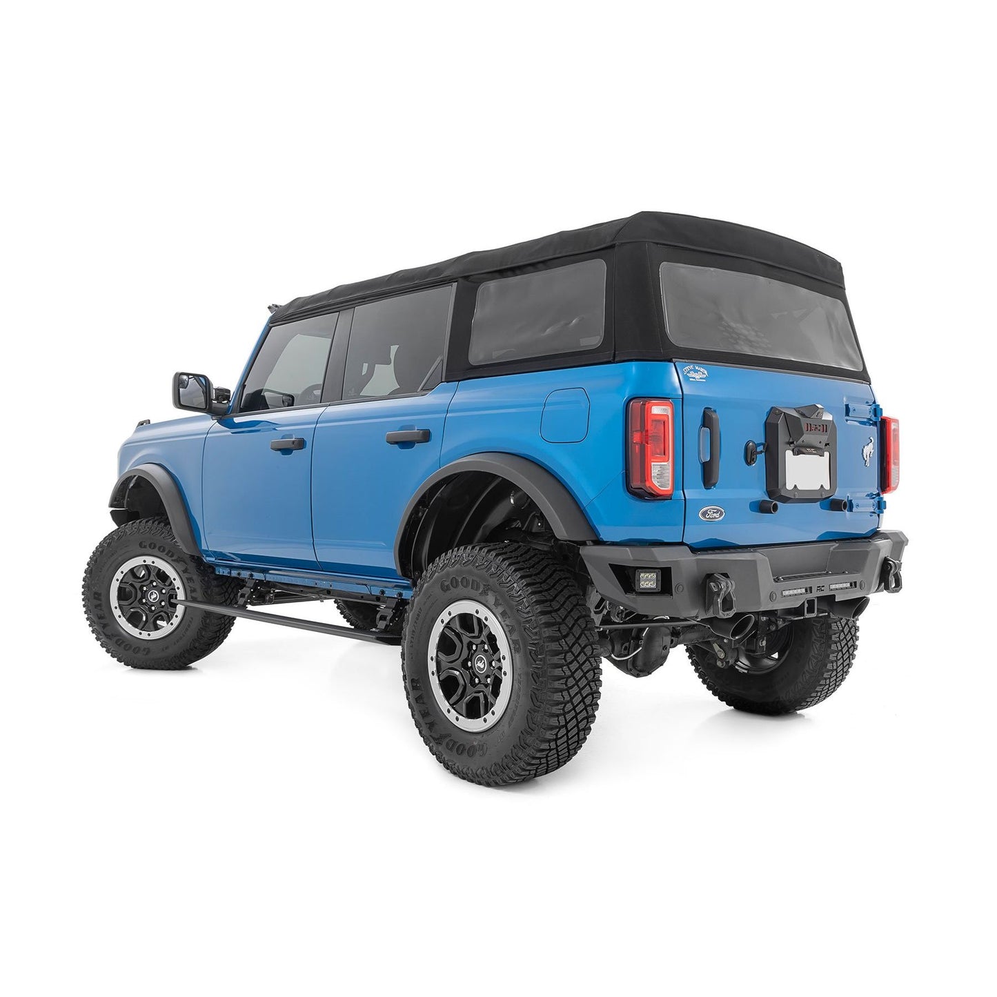 ROUGH COUNTRY Power Running Boards | Dual Electric Motor | 4 Door | Ford Bronco 4WD (21-25) | PSR51330