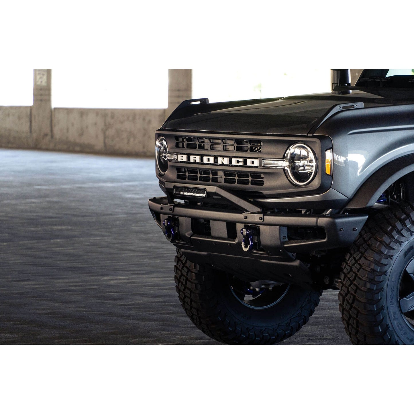 DV8 Off-Road 2021-2024 Ford Bronco | Factory Modular Front Bumper Bull Bar C3| LBBR-04