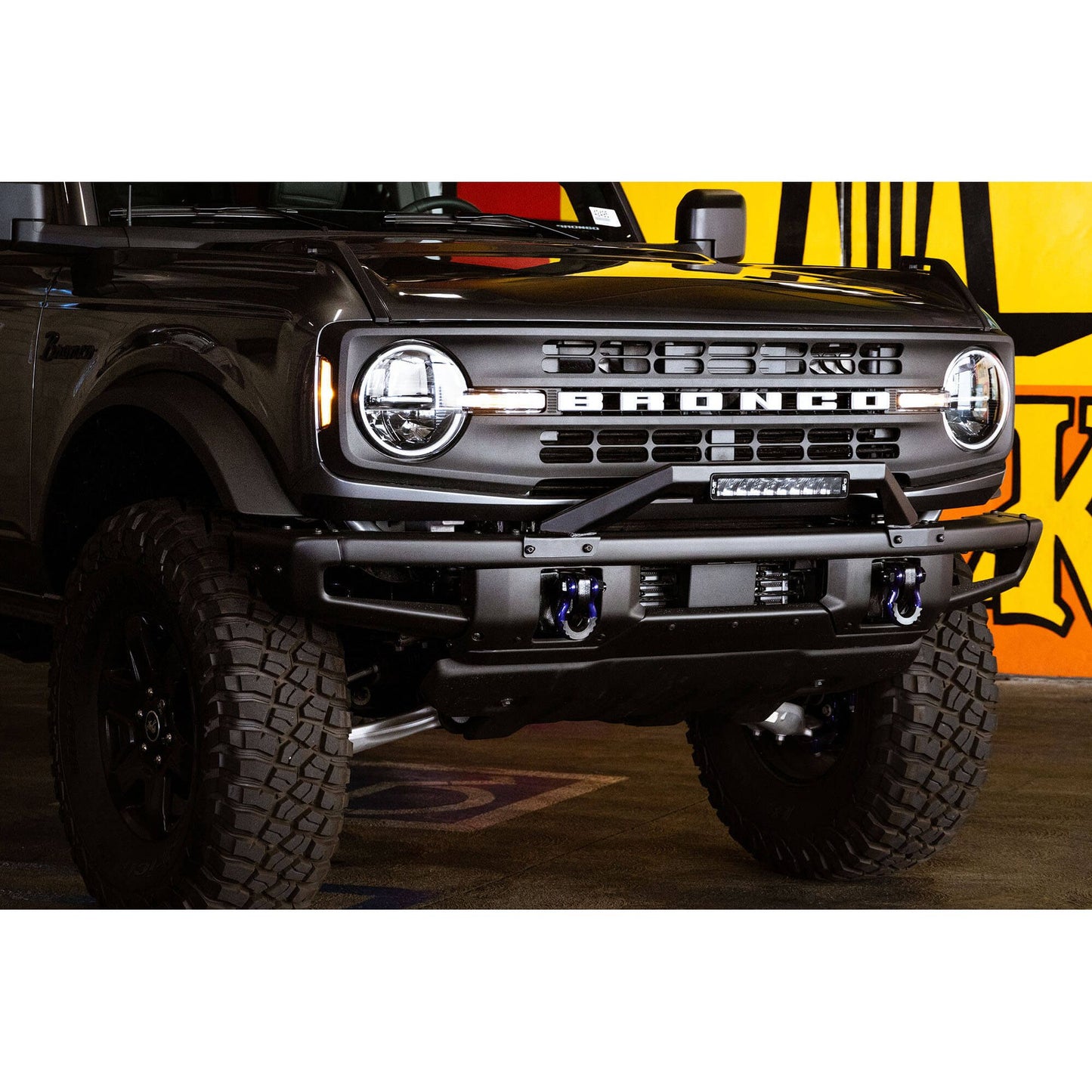 DV8 Off-Road 2021-2024 Ford Bronco | Factory Modular Front Bumper Bull Bar C3| LBBR-04