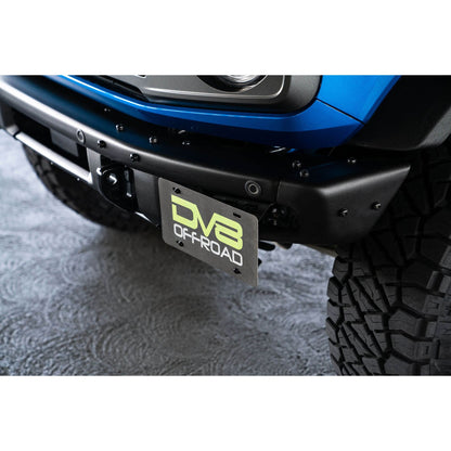 DV8 Off-Road 2021-2024 Ford Bronco | Factory Front Bumper License Relocation Bracket | Side C3| LPBR-02