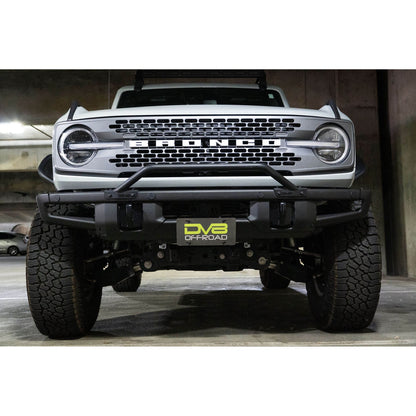 DV8 Off-Road 2021-2024 Ford Bronco | Factory Front Bumper License Relocation Bracket | Center C3| LPBR-01