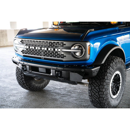 DV8 Off-Road 2021-2024 Ford Bronco | Factory Front Bumper License Relocation Bracket | Side C3| LPBR-02