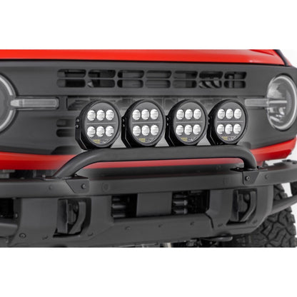 Rough Country 3.5" Round w/ Amber DRL Light Bar Mount I 51136