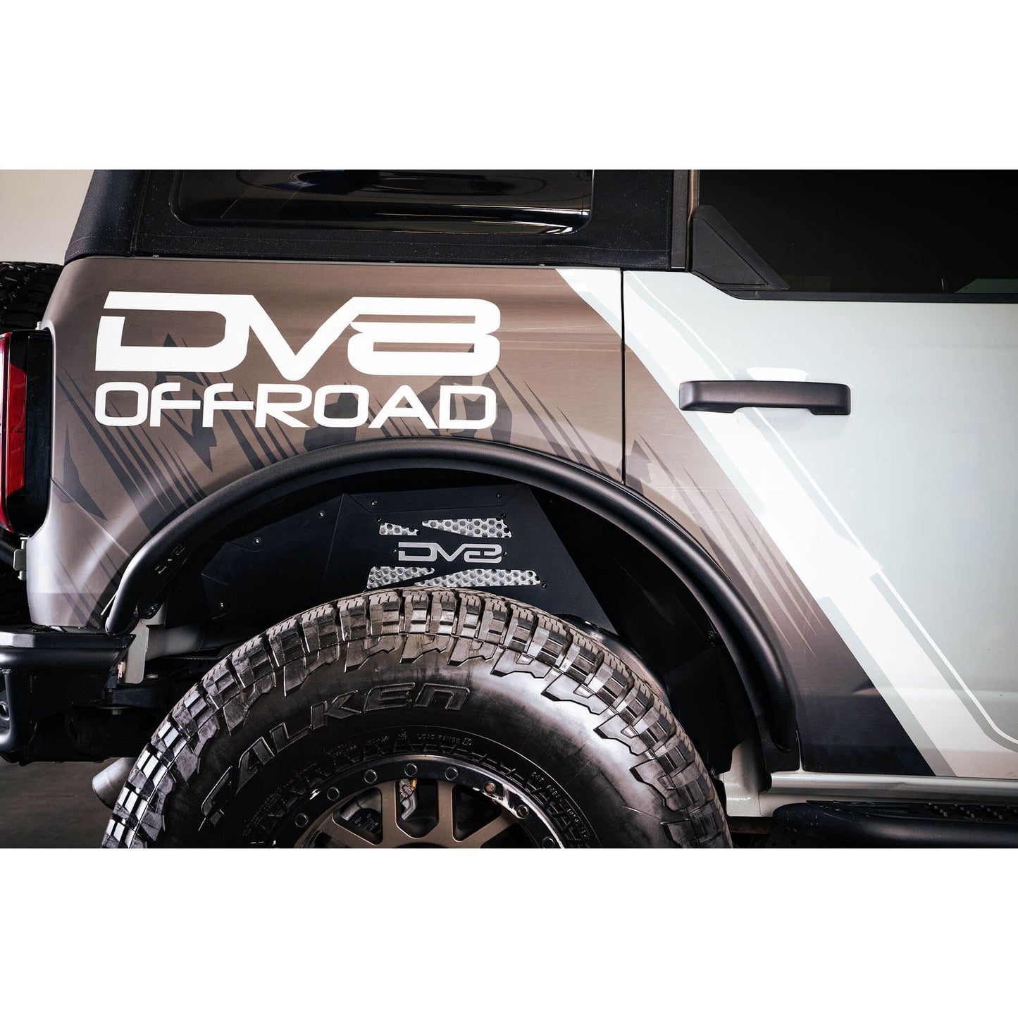 DV8 Off-Road 2021-2024 Ford Bronco | Rear Inner Fender Liners C3| INFEND-05RB