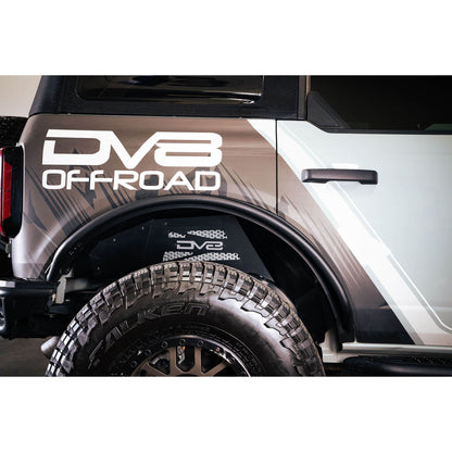 DV8 Off-Road 2021-2024 Ford Bronco | Rear Inner Fender Liners C3| INFEND-05RB